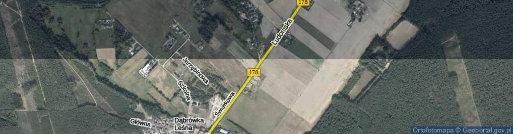 Zdjęcie satelitarne Ludomska ul.